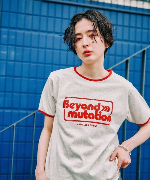 niko and...（ニコアンド）の「アソートスラブリンガーTシャツ（Tシャツ/カットソー・レディース・アイボリー/ナチュラル/ライトブルー/ライトグリーン・MEDIUM/LARGE）」の5枚目の写真