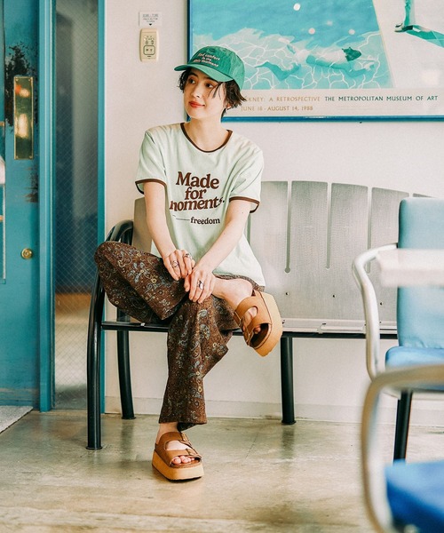 niko and...（ニコアンド）の「アソートスラブリンガーTシャツ（Tシャツ/カットソー・レディース・アイボリー/ナチュラル/ライトブルー/ライトグリーン・MEDIUM/LARGE）」の11枚目の写真