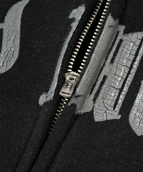 DAIRIKU(ダイリク)の「"Odd Hotel" Silk-Cotton Zip Up Hoodie(パーカー・メンズ・ホワイト系その他/ブラック・M/L)」の10枚目の写真