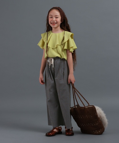 GLOBAL WORK(グローバルワーク)の「サッカータックイージーパンツ/646208(その他パンツ・キッズ・ダークブラウン/ワインレッド/ブラック/ネイビー・160cm/130cm/150cm/140cm)」の9枚目の写真