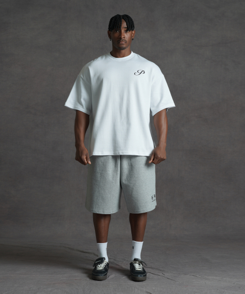PHERMENON(フェルメノン)の「オーバーサイズ P 半袖Tシャツ - ホワイト(Tシャツ/カットソー・メンズ・ホワイト・1/2)」の2枚目の写真
