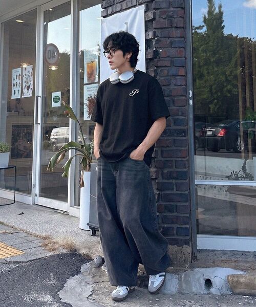 PHERMENON(フェルメノン)の「オーバーサイズ P 半袖Tシャツ - ホワイト(Tシャツ/カットソー・メンズ・ホワイト・1/2)」の8枚目の写真