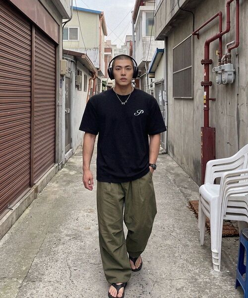 PHERMENON(フェルメノン)の「オーバーサイズ P 半袖Tシャツ - ホワイト(Tシャツ/カットソー・メンズ・ホワイト・1/2)」の10枚目の写真