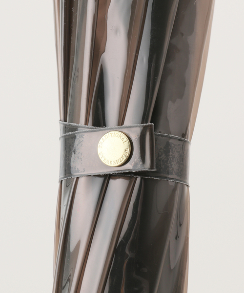 Traditional Weatherwear(トラディショナルウェザーウェア)の「《追加》【TRADITIONAL WEATHERWEAR】CLEAR UMBRELLA BAMBOO:傘(長傘・レディース・ブラウン/チャコールグレー・FREE)」の18枚目の写真