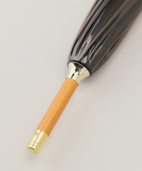 Traditional Weatherwear(トラディショナルウェザーウェア)の「《追加》【TRADITIONAL WEATHERWEAR】CLEAR UMBRELLA BAMBOO:傘(長傘・レディース・ブラウン/チャコールグレー・FREE)」の19枚目の写真