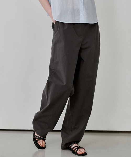 MALOUPE（マロップ）の「2174 ライトチノリラックスパンツ（ダークグレー）（その他パンツ・レディース・ダークグレー・26/28/30）」の2枚目の写真