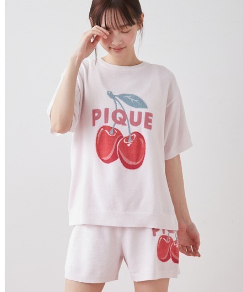 gelato pique ジェラートピケ フルーツ パジャマ ピーチ レア 完売 gelato pique ジェラートピケ♡フルーツ柄 パジャマ ピーチ 桃 - メルカリ