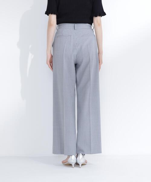 NATURAL BEAUTY BASIC(ナチュラルビューティーベーシック)の「ストライプタックストレートパンツ(その他パンツ・レディース・ベージュ系その他/グレー系その他・フリ-)」の14枚目の写真