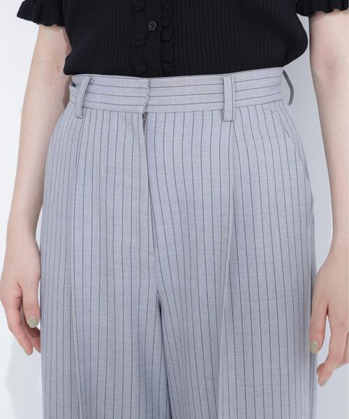 NATURAL BEAUTY BASIC(ナチュラルビューティーベーシック)の「ストライプタックストレートパンツ(その他パンツ・レディース・ベージュ系その他/グレー系その他・フリ-)」の15枚目の写真