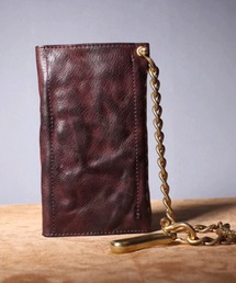 CELENA BEATS（セレナビーツ）の「ヴィンテージ ライク PU レザー ロング トラッカー ウォレット / チェーン付き（財布）」