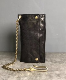 CELENA BEATS（セレナビーツ）の「ヴィンテージ ライク PU レザー ロング トラッカー ウォレット / チェーン付き（財布）」