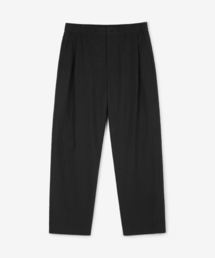 TNGT（ティーエヌジーティー）の「Maxi-Wide Nylon Pants (Black) TNPA6E200BK（スラックス）」