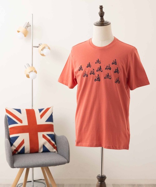 Ben Sherman(ベンシャーマン)の「ライドアウトプリントTシャツ(Tシャツ/カットソー・メンズ・コーラル・LARGE)」の2枚目の写真