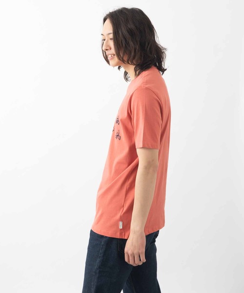 Ben Sherman(ベンシャーマン)の「ライドアウトプリントTシャツ(Tシャツ/カットソー・メンズ・コーラル・LARGE)」の3枚目の写真