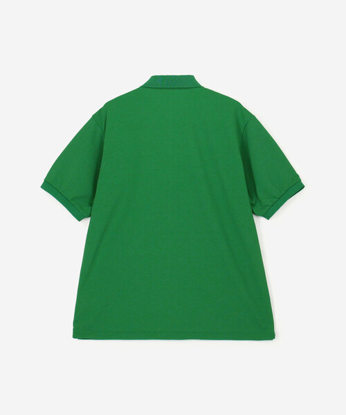SCYE BASICS(サイベーシックス)の「SCYE BASICS | 〈別注〉ポリエステル鹿の子 ポロシャツ MEN(ポロシャツ・メンズ・グリーン/ブラック/ネイビー・40/38)」の9枚目の写真