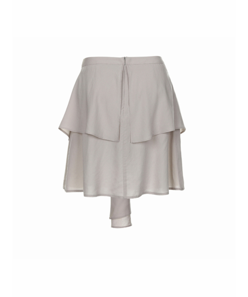 BERMUDAGRASS(バミューダグラス)の「ライトレイヤードラッフルスカート-BEIGE(スカート・レディース・その他・SMALL/MEDIUM)」の3枚目の写真