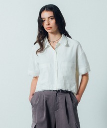 【CITY TOKYO/シティートウキョウ】Double Pocket Short Shirt / ダブルポケットショートシャツ