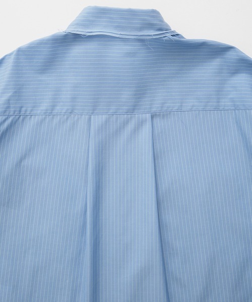 CITY TOKYO(シティトウキョウ)の「【CITY TOKYO/シティートウキョウ】Double Pocket Short Shirt / ダブルポケットショートシャツ(シャツ/ブラウス・レディース・ブルー/ブラック/ホワイト・FREE)」の7枚目の写真