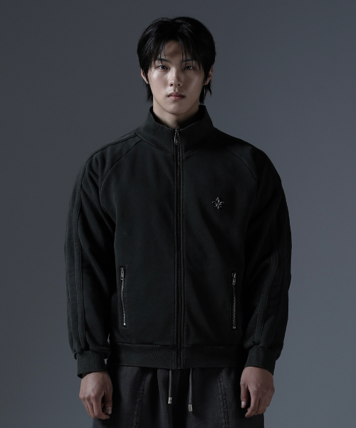 CARMID（カミド）の「アンティークピグメントジャージ [ダークカーキ]（ナイロンジャケット・メンズ・その他・2/3/1）」の2枚目の写真