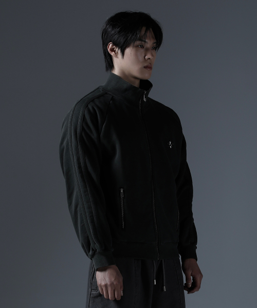 CARMID（カミド）の「アンティークピグメントジャージ [ダークカーキ]（ナイロンジャケット・メンズ・その他・2/3/1）」の3枚目の写真
