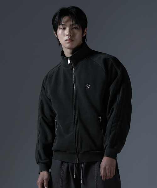CARMID（カミド）の「アンティークピグメントジャージ [ダークカーキ]（ナイロンジャケット・メンズ・その他・2/3/1）」の4枚目の写真