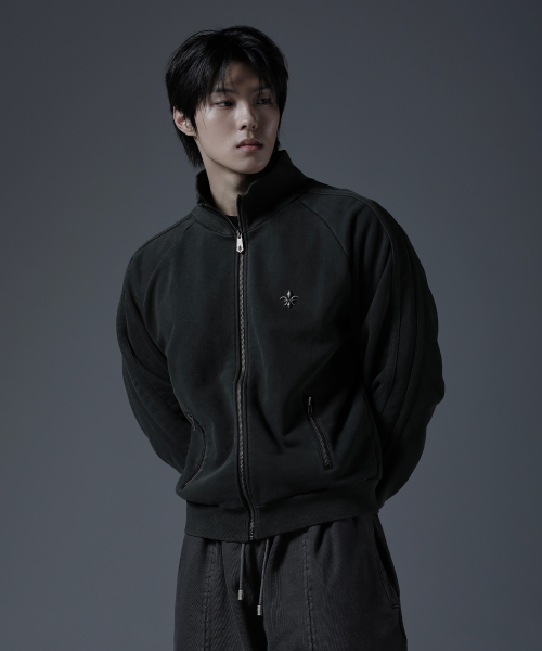 CARMID（カミド）の「アンティークピグメントジャージ [ダークカーキ]（ナイロンジャケット・メンズ・その他・2/3/1）」の7枚目の写真