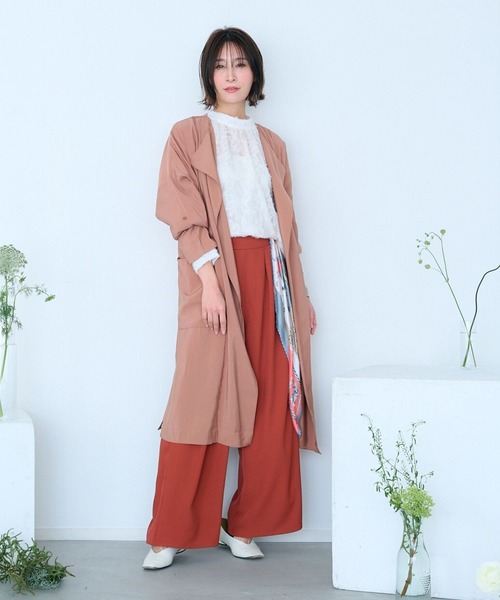 Ehre style(エーレスタイル)の「穿きやすさNo.1 毎日 パンツ お仕事やデイリーに(その他パンツ・レディース・オレンジ/アイボリー/ブラック・FREE)」の19枚目の写真