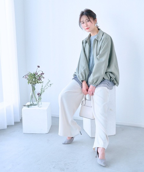 Ehre style(エーレスタイル)の「穿きやすさNo.1 毎日 パンツ お仕事やデイリーに(その他パンツ・レディース・オレンジ/アイボリー/ブラック・FREE)」の4枚目の写真
