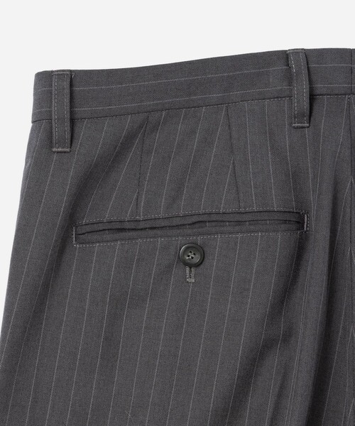 Saturdays NYC(サタデーズ ニューヨークシティ )の「George Herringbone Stripe Two Tuck Pant(その他パンツ・メンズ・グレー/ブラック・L/M/S)」の16枚目の写真