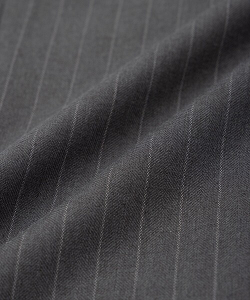 Saturdays NYC(サタデーズ ニューヨークシティ )の「George Herringbone Stripe Two Tuck Pant(その他パンツ・メンズ・グレー/ブラック・L/M/S)」の18枚目の写真
