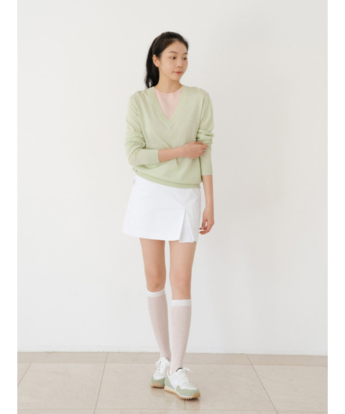 NITINA(ニティナ)の「レイヤードラウンドニットL/GR(ニット/セーター・レディース・ライトグリーン・F)」の5枚目の写真