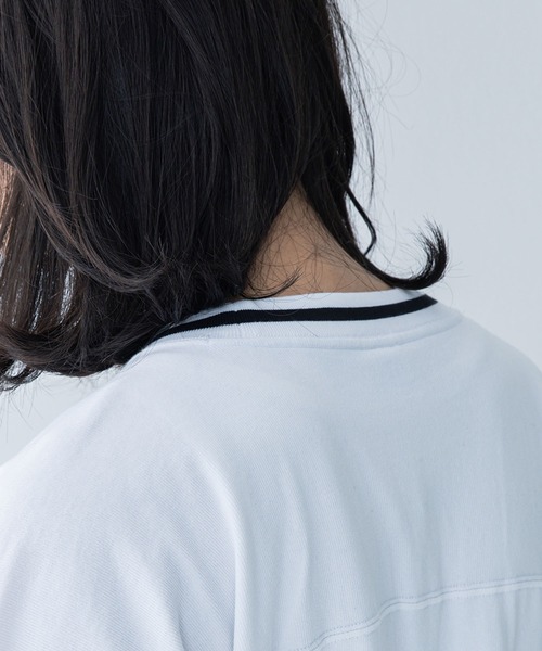 Champion(チャンピオン)の「【Champion】フットボールTシャツ(Tシャツ/カットソー・メンズ・ブラック/オフホワイト・L/M/XL)」の17枚目の写真