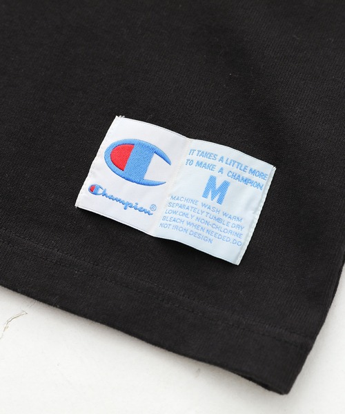 Champion(チャンピオン)の「【Champion】フットボールTシャツ(Tシャツ/カットソー・メンズ・ブラック/オフホワイト・L/M/XL)」の12枚目の写真