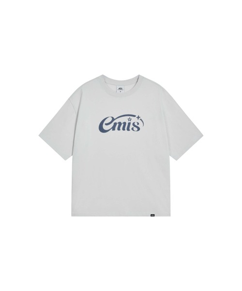 EMIS(イミス)の「HALO LOGO T-SHIRT(Tシャツ/カットソー・レディース・ライトグレー/ブルー/イエロー/ブラック・SMALL/MEDIUM)」の3枚目の写真