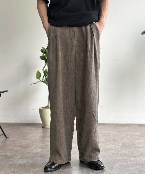 セール】ピグメントリネン2タックスラックス（その他パンツ）｜CPCM
