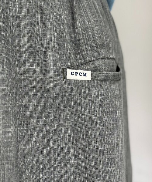 CPCM（シーピーシーエム）の「ピグメントリネン2タックスラックス（その他パンツ・レディース・ブラック/カーキ/ネイビー/ブラウン・MEDIUM/LARGE）」の5枚目の写真