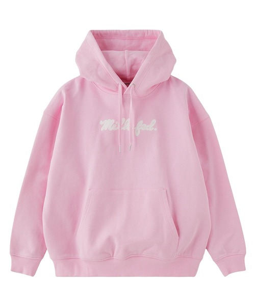 MILKFED.(ミルクフェド)の「ICING LOGO SWEAT HOODIE(パーカー・レディース・ピンク/チャコール/オフホワイト・M/L)」の22枚目の写真