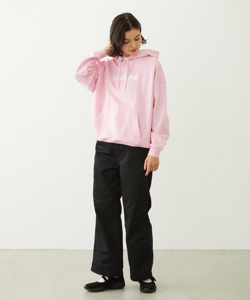 MILKFED.(ミルクフェド)の「ICING LOGO SWEAT HOODIE(パーカー・レディース・ピンク/チャコール/オフホワイト・M/L)」の11枚目の写真