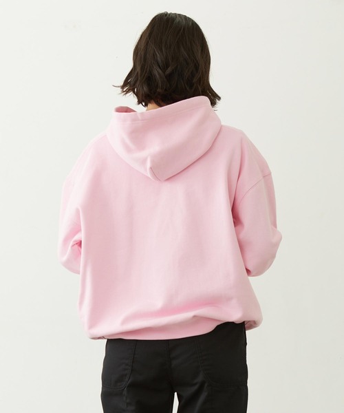 MILKFED.(ミルクフェド)の「ICING LOGO SWEAT HOODIE(パーカー・レディース・ピンク/チャコール/オフホワイト・M/L)」の10枚目の写真