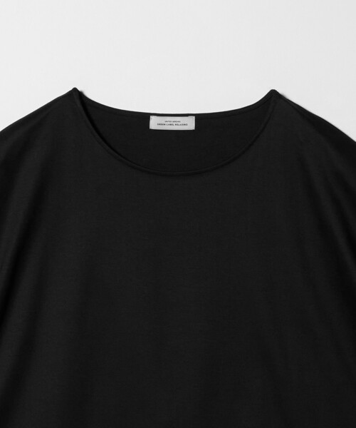 green label relaxing(グリーンレーベルリラクシング)の「ソデフリル Tシャツ 汗染み防止(Tシャツ/カットソー・レディース・ブラック/オフホワイト/ダークブラウン/ライトグレー・FREE)」の7枚目の写真