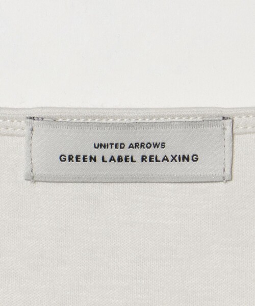 green label relaxing(グリーンレーベルリラクシング)の「ソデフリル Tシャツ 汗染み防止(Tシャツ/カットソー・レディース・ブラック/オフホワイト/ダークブラウン/ライトグレー・FREE)」の12枚目の写真
