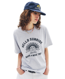 HELLO SUNRISE（ハローサンライズ）の「HS VTG Arch Logo Tee_3% Melange Gray（Tシャツ/カットソー）」