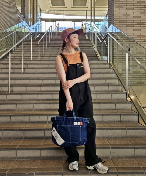 SNOOPY×OLD BETTY'S(スヌーピーカケルオールドベティーズ)の「スヌーピー【SNOOPY】BigPocket Denim 2Way BAG(ショルダーバッグ・レディース・インディゴブルー・FREE)」の8枚目の写真