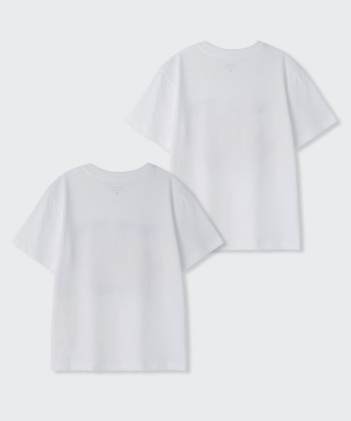 MUSINSA STANDARD KIDS（ムシンサスタンダードキッズ）の「[スロコースターコラボ] リラックスドTシャツ2パック7（Tシャツ/カットソー・レディース・その他・110/120/130/140/150/160）」の2枚目の写真
