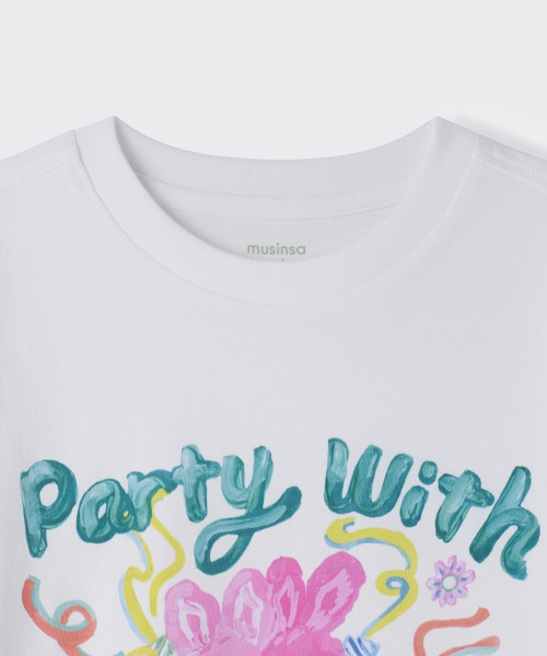 MUSINSA STANDARD KIDS（ムシンサスタンダードキッズ）の「[スロコースターコラボ] リラックスドTシャツ2パック7（Tシャツ/カットソー・レディース・その他・110/120/130/140/150/160）」の3枚目の写真
