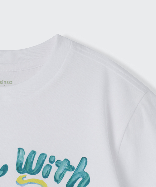 MUSINSA STANDARD KIDS（ムシンサスタンダードキッズ）の「[スロコースターコラボ] リラックスドTシャツ2パック7（Tシャツ/カットソー・レディース・その他・110/120/130/140/150/160）」の5枚目の写真