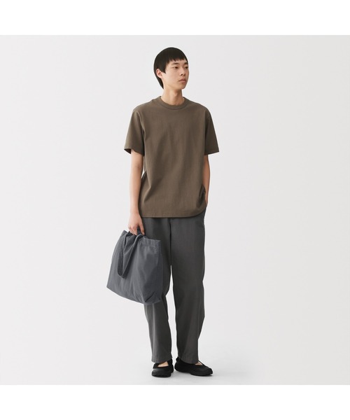 無印良品（ムジルシリョウヒン）の「綿　製品洗い　横型　トートバッグ（トートバッグ・レディース・ライトグレー/グレー系/ライトグリーン/ライトイエロー・FREE）」の15枚目の写真