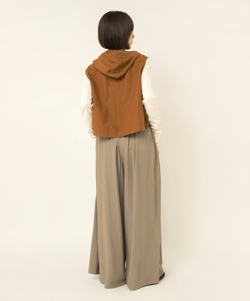 RNA-N(アールエヌエーエヌ)の「R4487 リネンレーヨンスカートパンツ(その他パンツ・レディース・ブラウン/グレー/ブラック・MEDIUM/SMALL)」の10枚目の写真