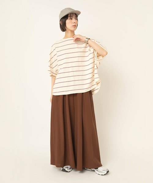 RNA-N(アールエヌエーエヌ)の「R4487 リネンレーヨンスカートパンツ(その他パンツ・レディース・ブラウン/グレー/ブラック・MEDIUM/SMALL)」の11枚目の写真