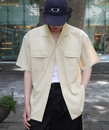 NAKER（ネイカー）の「オープンカラーテックリネン半袖シャツ（シャツ/ブラウス）」